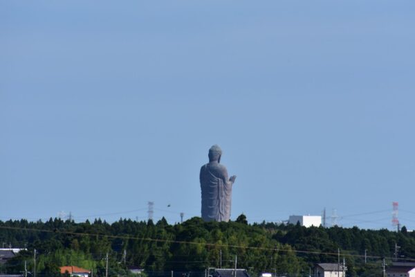 牛久大仏の後ろ姿