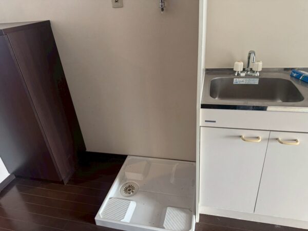 居室内洗濯機置き場